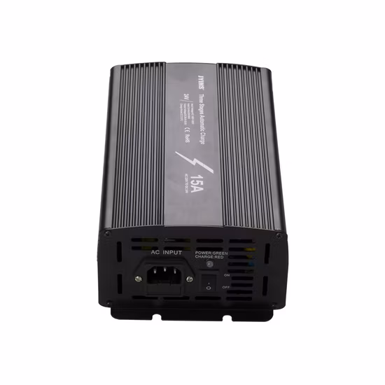 Cargador de batería automático de 3 etapas serie 12V 15A